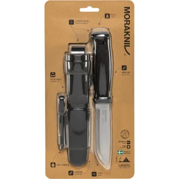 Morakniv Garberg Black peilis su išgyvenimo rinkiniu (13914)