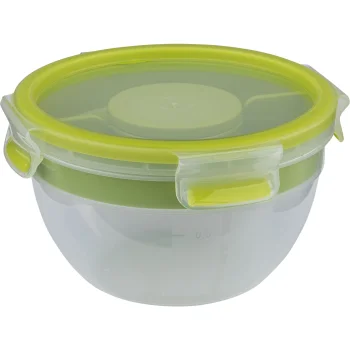 Maisto indelis Emsa Clip&Go Snackbox su dėklais 1 l, žalias