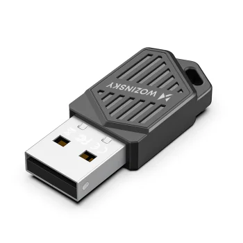 Dvigubo dažnio USB Wi-Fi 6 ir Bluetooth 5.4 adapteris Wozinsky WAX-900, juodas