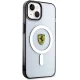 Ferrari Outline MagSafe dėklas iPhone 14 Plus telefonui, skaidrus