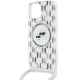 Karl Lagerfeld dėklas iPhone 15 / 14 / 13 Crossbody Monogram, skaidrus