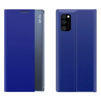 Atverčiamasis dėklas New Sleep Case su stovu Redmi Note 11 Pro+ 5G / Mi 11i HyperCharge, mėlynas