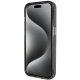 Guess dėklas iPhone 15 Plus / 14 Plus su žiedu ir MagSafe, juodas