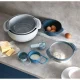Dubenėlių ir matavimo indų rinkinys Joseph Joseph Nest 9 Plus, 9 dalių, mėlynas