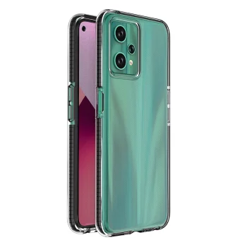 Phone Case for Realme 9 Pro Spring Case with Frame, Black