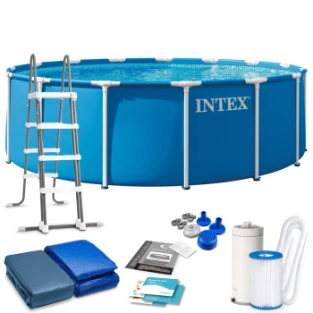 Intex 28242 Frame Garden Pool 457 x 122 cm with Filter Pump and Accessories