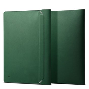 Spigen Valentinus 15–16 colių nešiojamojo kompiuterio dėklas, žalias
