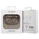 Guess AirPods Pro 2 dėklas Gcube Classic Gold Logo W/Charm, ruda