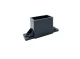 Horizontalaus profilio PVC laikiklis 20x40 mm, juodas