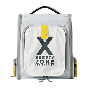 Gyvūnų nešiojimo kuprinė Petkit Breezy X ZONE, pilka