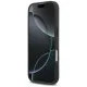 Mercedes Leather Star Pattern Stripes MagSafe Phone Case Cover iPhone 17 - black