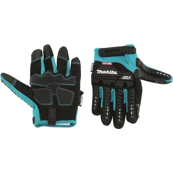 Sustiprintos darbo pirštinės Makita P-84492, XXL dydis (11), mėlynos / juodos