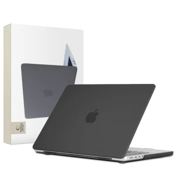 Tech-Protect SmartShell dėklas MacBook Pro 14" (2021-2024), juodas matinis