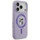 Karl Lagerfeld Silicone Karl&Choupette Ring MagSafe case for iPhone 18 Pro / 17 Pro, purple