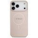 Guess iPhone 17 Pro Max dėklas Saffiano Classic Logo MagSafe, rožinis