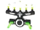 Dark Wars Shooting Game Glow-in-the-Dark Floating Target Gun Blaster Pistol Set