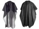 Universal Hairdressing Cape, Black/Silver