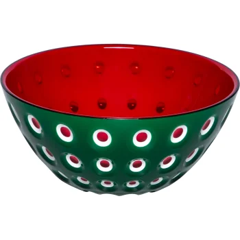 Dubuo Guzzini Le Murrine 25 cm 2,7 l, žalias ir raudonas