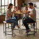 Modernhome Loft Dining Set: Table and 4 Chairs