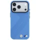 BMW M Tire Track Metal Logo MagSafe dėklas skirtas iPhone 17 Pro / 18 Pro, mėlynas