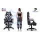 Ergonominė žaidimų kėdė su pakoju Sofotel Specter 145507, juoda