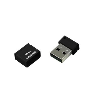 USB atmintinė Goodram UPI2, 16 GB, USB 2.0, juoda