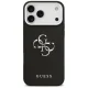 Guess Grained Big 4G Classic Logo dėklas iPhone 17 Pro Max, juodas