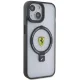Ferrari dėklas iPhone 15 Plus / 14 Plus su Ring Stand ir MagSafe, skaidrus