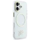 Karl Lagerfeld IML KL Script Logo MagSafe dėklas iPhone 17, skaidrus