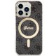 Guess iPhone 13 / 13 Pro Case 4G MagSafe, Black