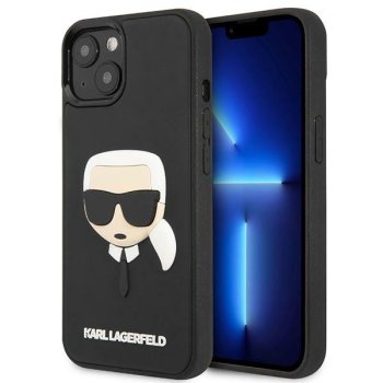 Karl Lagerfeld 3D Rubber Karl's Head Case for iPhone 14 Plus, Black