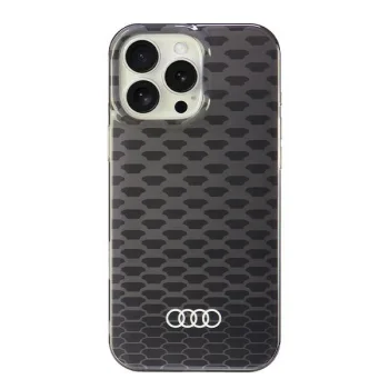 Audi iPhone 16 Pro Max dėklas IML Stitching Pattern MagSafe, juodas