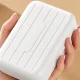 Pill and Vitamin Organizer with 7 Compartments, White