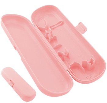 Universal travel case for Oral-B electric toothbrush, pink