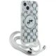 Karl Lagerfeld dėklas iPhone 15 / 14 / 13 Crossbody Monogram, skaidrus