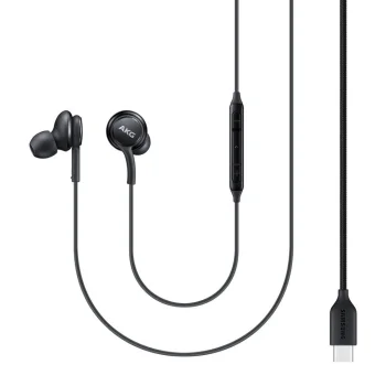 Laidinės įstatomosios ausinės Samsung AKG EO-IC100BBEGEU USB-C - Juodos