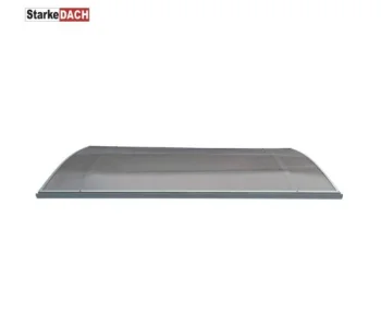 Durų stogelis STARKEDACH L-160, 160 x 100 x 25 cm, šviesiai pilkas / bronza