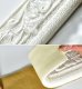 Self-Adhesive Decorative Wall Molding, 230x8 cm, White