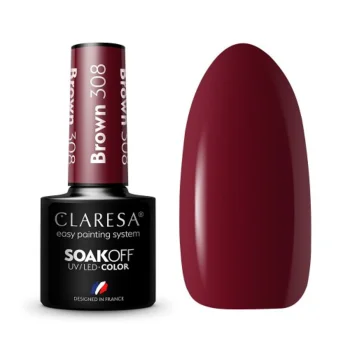 Claresa Brown 308 Gel Polish, 5g