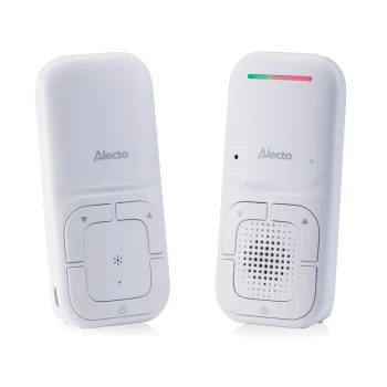 Garsinė kūdikio stebėjimo auklė Alecto DBX130 DECT su ECO režimu, balta