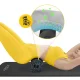 Hard EPP Foam Massage Roller 4FIZJO 45 cm, Black and Blue