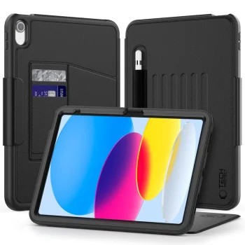 Tech-Protect SC Pen atverčiamasis dėklas iPad 10.9 (2022) / 11 (2025), juodas