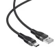 Acefast C11-04 USB-A – USB-C laidas 3A 1.2 m, juodas