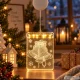 LED kalėdinė lango dekoracija Varpeliai, 6 LED, su baterijomis
