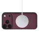 Tech-Protect Wallet MagSafe atverčiamas dėklas iPhone 17 / 18 Pro Max, bordo