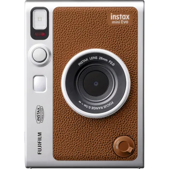 Fujifilm instax mini evo Type C momentinis fotoaparatas, rudas