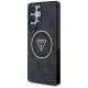 Guess 4G Glitter Triangle Buttons MagSafe Case for Samsung Galaxy S25 Ultra Black