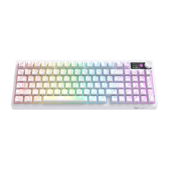Žaidimų klaviatūra Onikuma MT902, RGB, balta