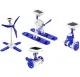 Educational solar construction set 6-in-1, blue