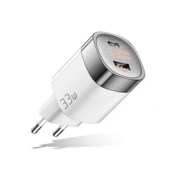 „Extra Digital“ 33W GaN tinklo įkroviklis (USB-C ir USB-A)